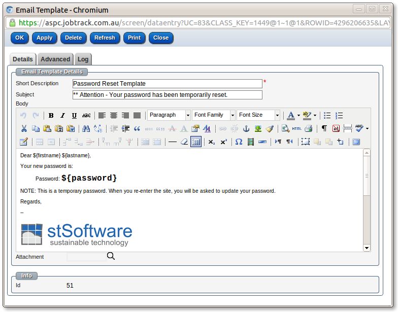 Email Template Email Template