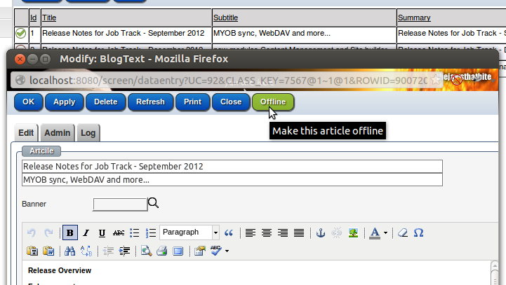 Offline Article Offline Article