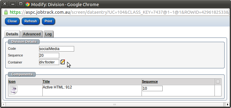 Social media feed as footer element Social media feed as footer element